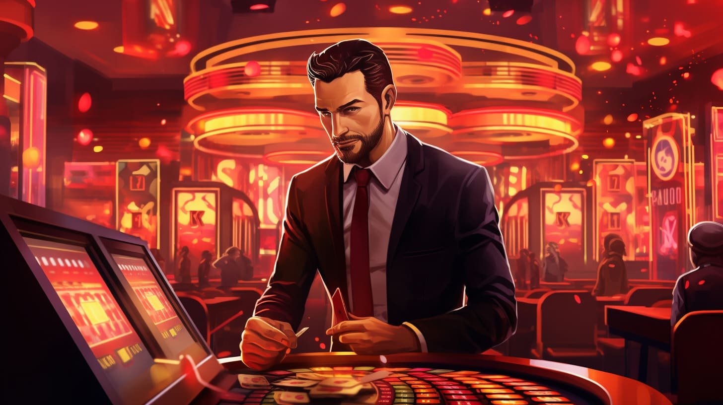 Baccarat Live Dealer ကတ်ဂိမ်း ကစားနေသောမြင်ကွင်း